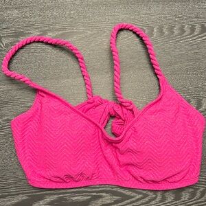 Sugar Beach Pink Swimsuit Top-Medium-NWT